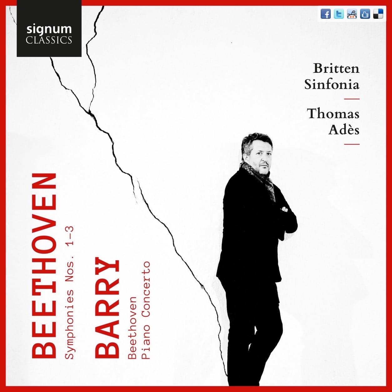 Mehr über den Artikel erfahren Beethoven / Barry – Britten Sinfonia / Thomas Adès