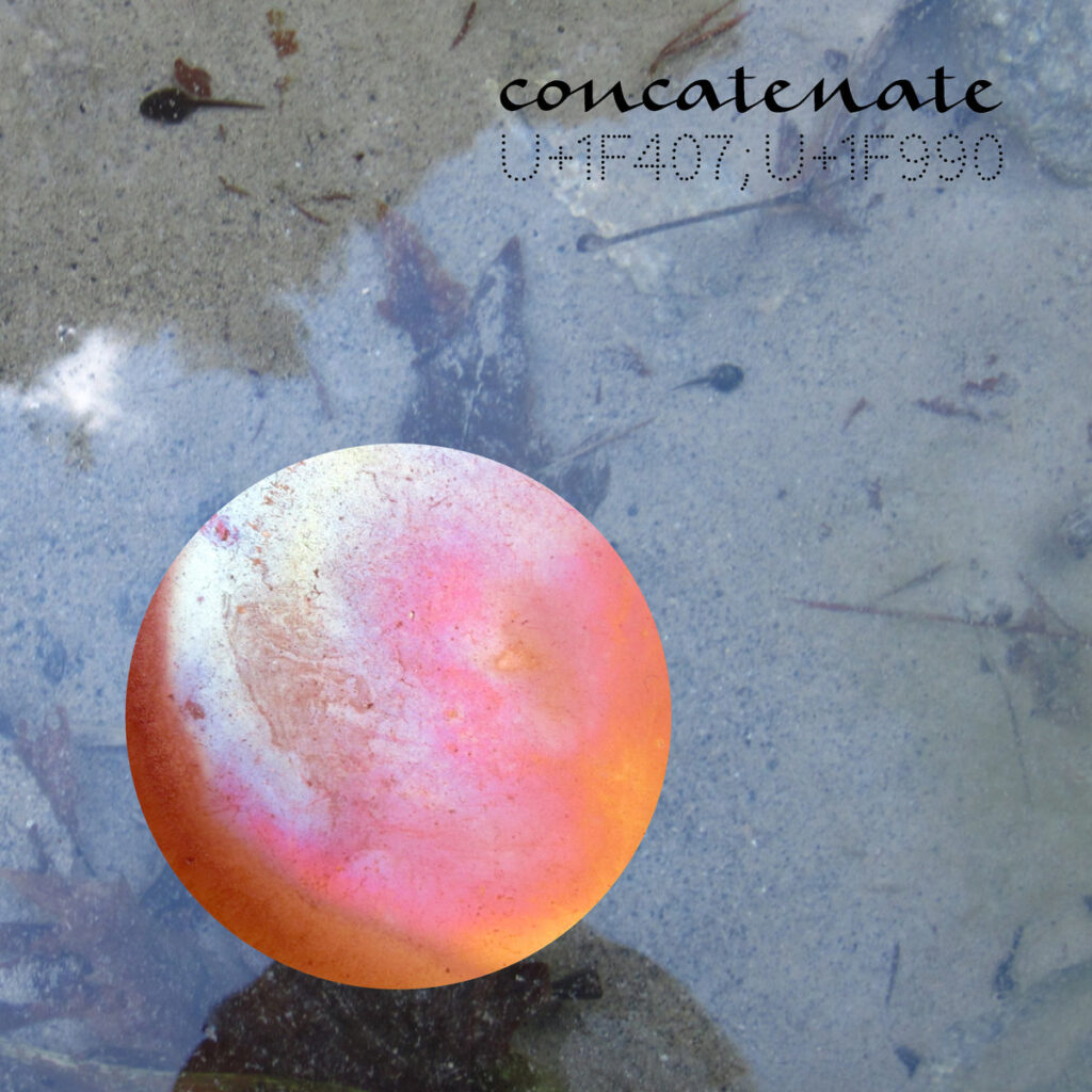 concatenate – U+1F407; U+1F990